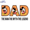 Legendary Mickey Dad SVG Design