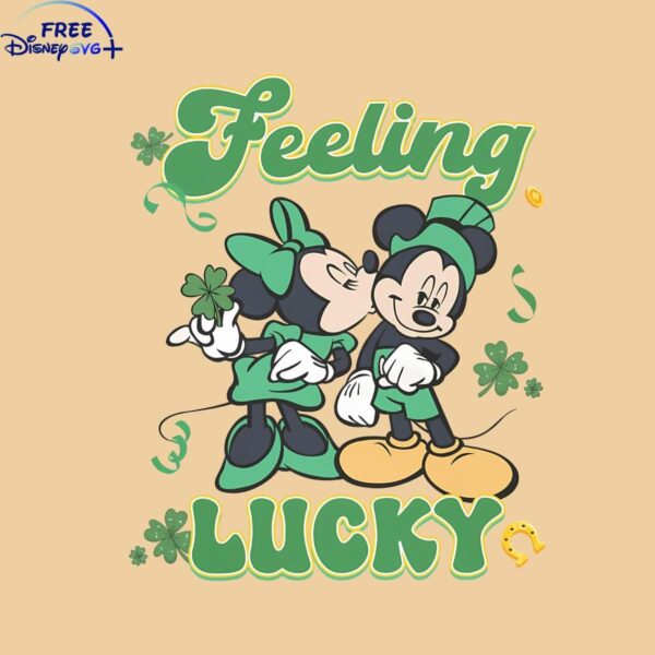 Lucky Mickey Minnie Couple SVG