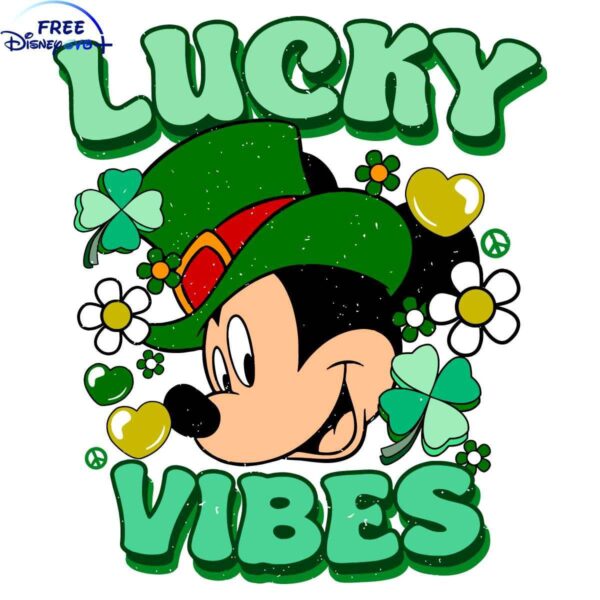 Magical Mickey Disneyland St Patricks Day SVG