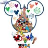 Magical Mickey Head in Disney 2024 SVG