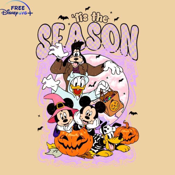 Mickey and Friends Halloween SVG Season