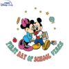 Mickey and Friends SVG Back to School Vibes Cricut Files