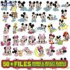 Mickey and Minnie Mouse SVG Cutting Bundle