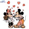 Mickey and Minnie Valentine Love SVG