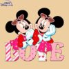 Mickey and Minnie Valentine SVG