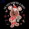 Mickey Gingerbread SVG SnackWorthy Style