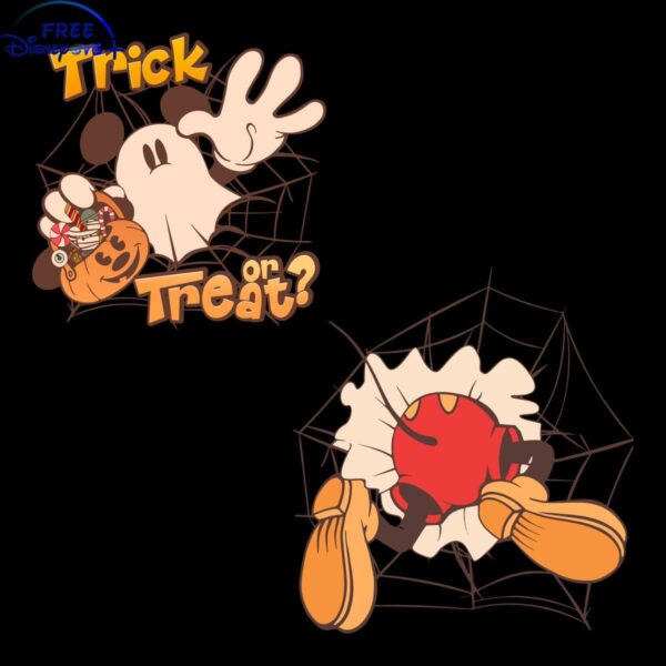 Mickey Halloween Treats SVG Digital Cut File