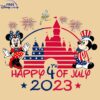 Mickey Minnie Disney 4th Of July 2023 SVG Cut File