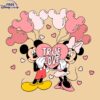 Mickey Minnie Love Balloons SVG