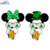 Mickey Minnie St Patricks Day SVG Cheers