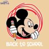 Mickey Mouse Back to School Disneyland SVG