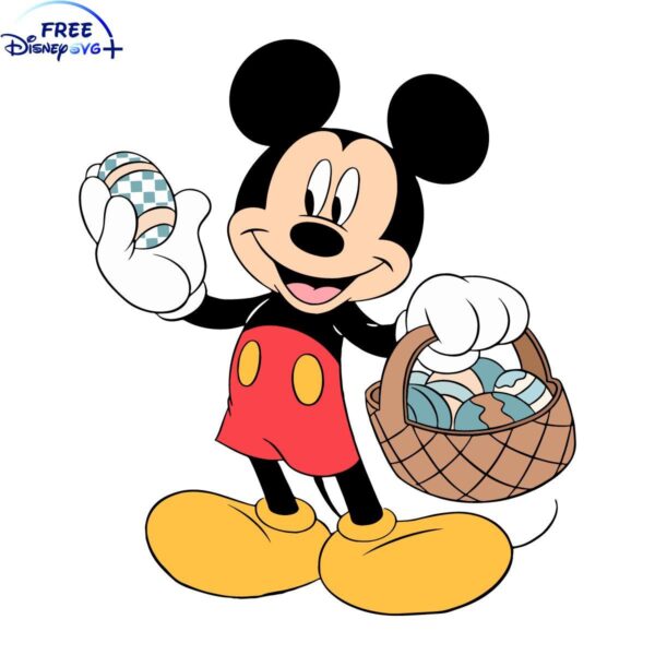 Mickey Mouse Easter Egg SVG