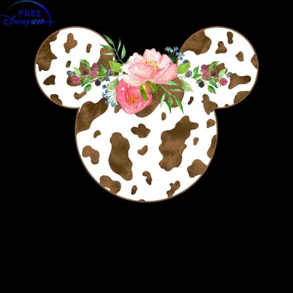 Mickey Mouse Floral Head PNG