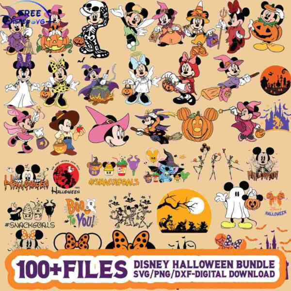 Mickey Mouse Halloween SVG Collection for Cricut