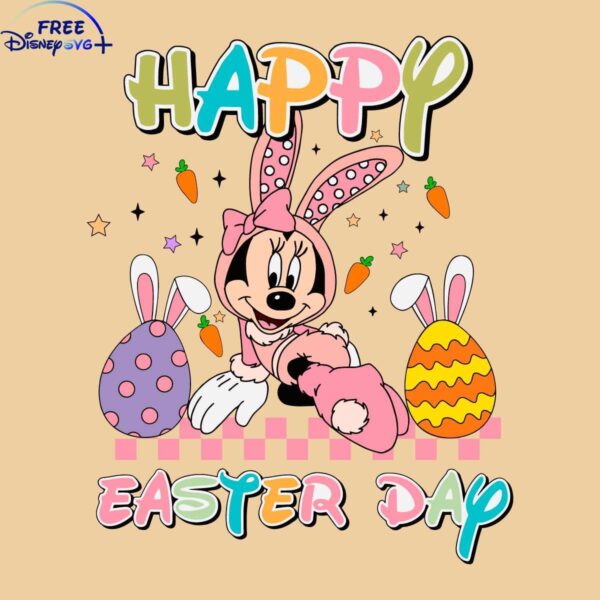 Mickey Mouse Happy Easter SVG