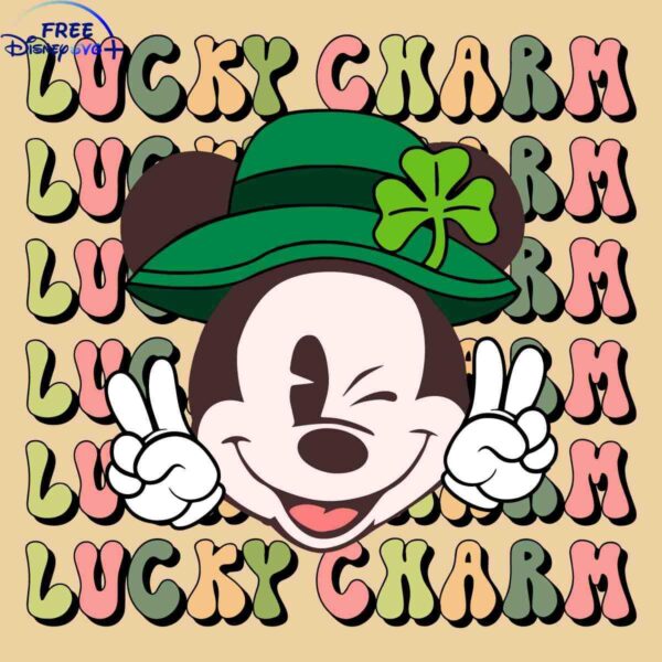 Mickey Mouse Lucky Charm SVG