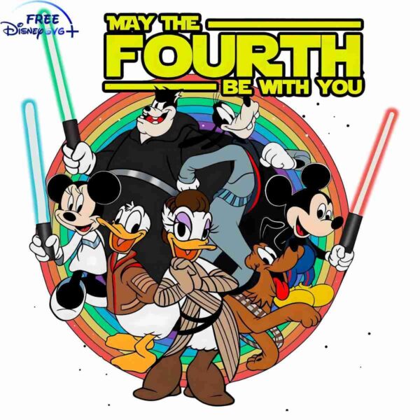 Mickey Mouse PNG May the 4th Be With You