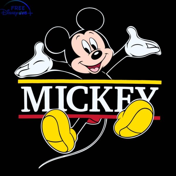 Mickey Mouse SVG Adorable Disney Character