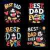 Mickey Mouse SVG Bundle for the Best Dad