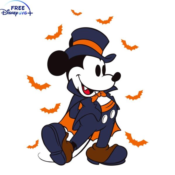 Mickey Mouse Vampire SVG Graphic for Disney Fans