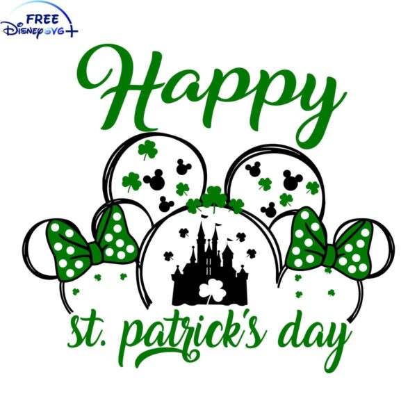 Mickey Patricks Day SVG Celebrate St Patricks Day with Joy