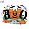 Mickey Pumpkin Boo Ghost SVG Design