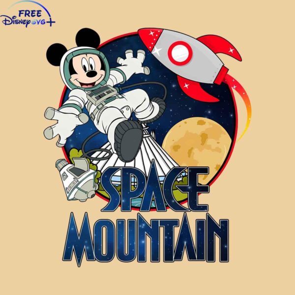 Mickey Space Astronaut in PNG Format