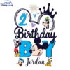 Personalized Mickey Mouse Birthday Boy SVG