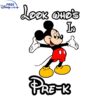 PreK Back to School Mickey Mouse SVG