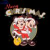 Retro Mickey Minnie Christmas SVG Design for Cricut