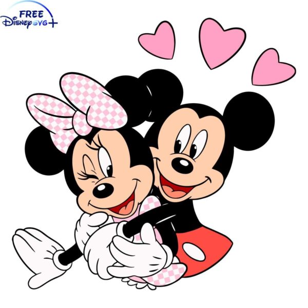 Retro Mickey Minnie Disney SVG