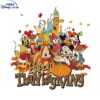 Retro Mickey Mouse Thanksgiving SVG Image