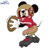 San Francisco 49ers Mickey Mouse Football SVG