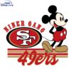 San Francisco 49ers Niner Gang Mickey Mouse SVG