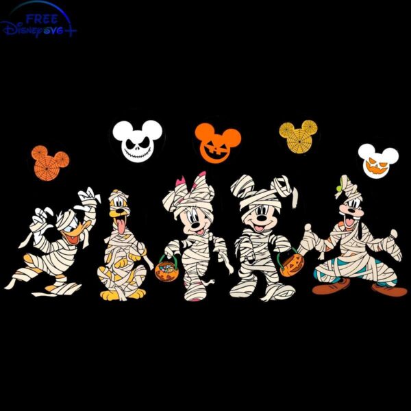 Spooky Disney Halloween Mickey Friends Balloons SVG