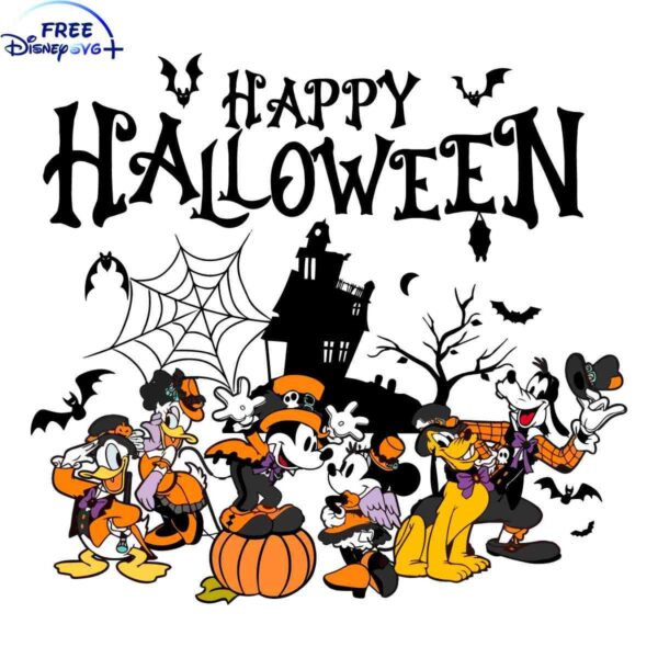 Spooky Disney Halloween Mickey Minnie Pals SVG