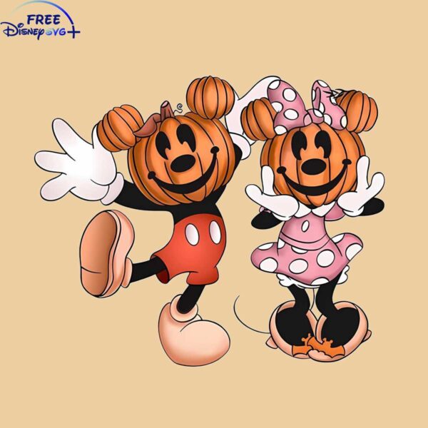 Spooky Disney Mickey Minnie Halloween SVG Print