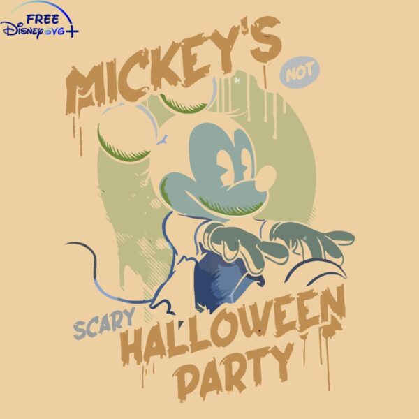 Spooky Halloween SVG Digital File for Mickey Fans