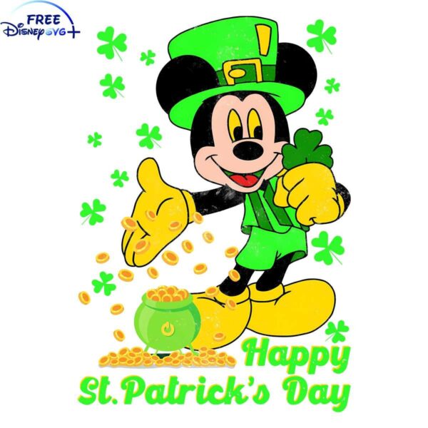 St Patricks Day Mickey Mouse Irish Disney PNG