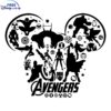 Superhero Mickey Ear Avenger Svg