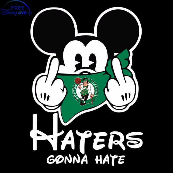 SVG Boston Celtics Haters vs Mickey Mouse