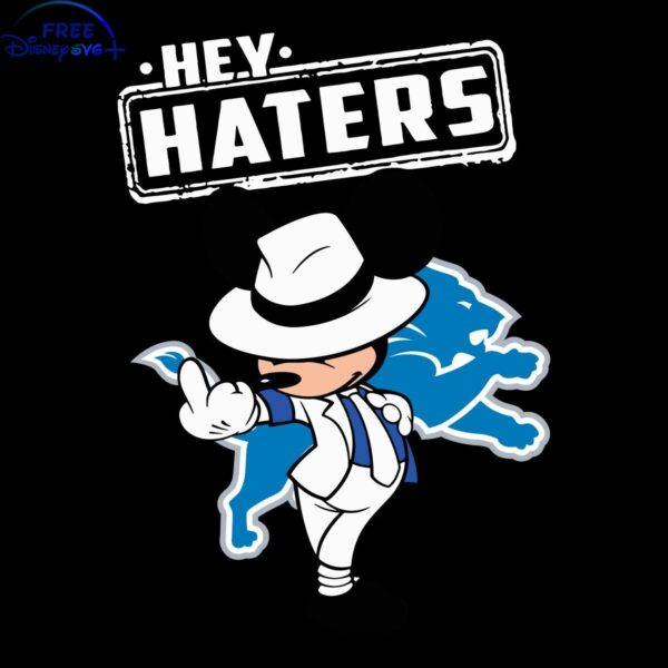 SVG Detroit Lions Mickey for Haters