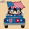 USA 4th Of July SVG Mickey Minnie Celebration