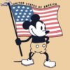 USA Flag Mickey Mouse SVG