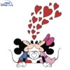 Valentines Day Hearts Mickey Disney World Ears SVG