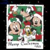 Vintage Mickey and Pals Xmas Bash SVG Design