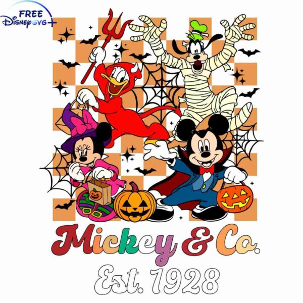 Vintage Mickey Co Established 1928 PNG