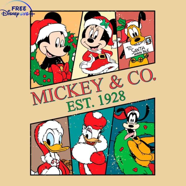 Vintage Mickey Co Established 1928 SVG