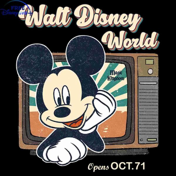 Vintage Mickey Disney World Magic Kingdom SVG