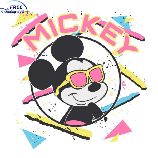 Vintage Mickey Disneyworld Summer SVG Design